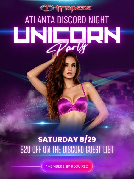 Unicorn Night at the Best Sex Club Atlanta and South Florida