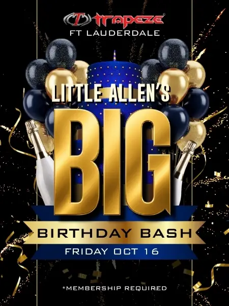 Little Allen's Big Birthday Bash event flyer