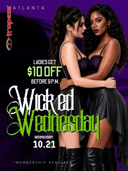 Wicked Wednesday event flyer