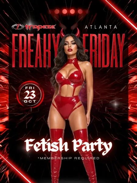 Freaky Friday Fetish Party event flyer