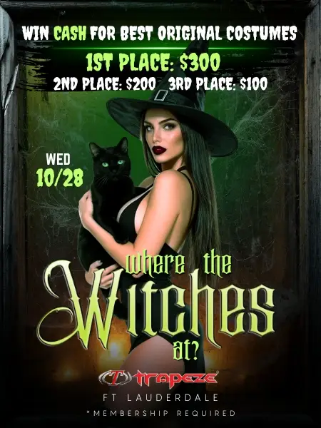 Where the Witches At? - Halloween Costume Contest event flyer