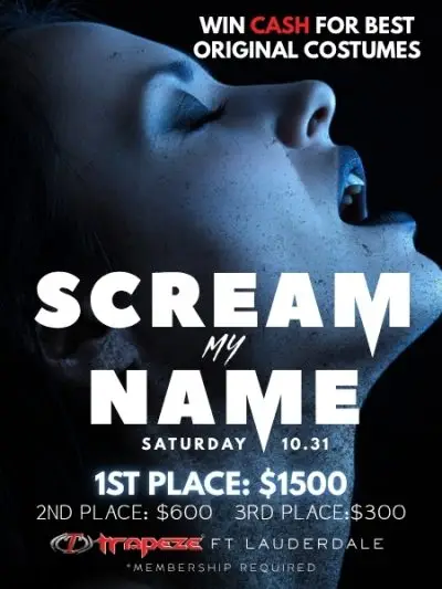 Scream My Name - Halloween Costume Contest