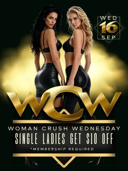 Woman Crush Wednesday event flyer